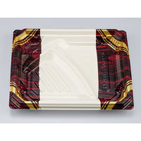 弁当容器　BFNアルバ8S-4平 ミルクW本体　600枚(50枚×12) 0280108645155　シーピー化成（直送品）