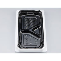 弁当容器　BFNアルバ9-1平 BW本体　600枚(50枚×12) 0280109117235　シーピー化成（直送品）