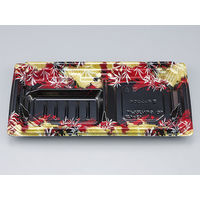 弁当容器　BFNアルバ13-1平 みお赤本体　300枚(50枚×6) 0280113117245　シーピー化成（直送品）