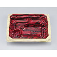 弁当容器　BFNアルバ22-2 和もく赤本体　900枚(50枚×18) 0280122021815　シーピー化成（直送品）