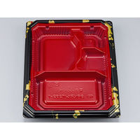 弁当容器　BFNアルバ28S-1 輪島内赤本体　600枚(50枚×12) 0280128518315　シーピー化成（直送品）