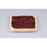 惣菜容器　BFNたわら3 和もく赤本体　800枚(50枚×16) 0280203001815　シーピー化成（直送品）