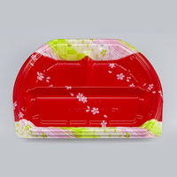 弁当容器　BFN味音(みおん)32-3 春茜本体　600枚(50枚×12) 0281032034255　シーピー化成（直送品）