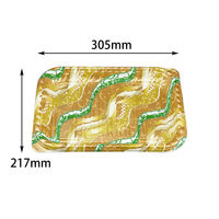 オードブル容器　BFNプレスク5 デコールG本体　400枚(50枚×8) 0281105009605　シーピー化成（直送品）