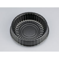 どんぶり容器　VK-820-A 黒中皿　400枚(50枚×8) 0300820100523　シーピー化成（直送品）