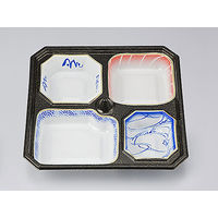 仕出弁当　NU-250-A染錦 中仕切　160枚(20枚×8) 0390250106293　シーピー化成（直送品）