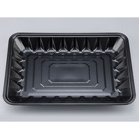 トレー　新L大33-23-38 黒　400枚(50枚×8) 0518332360520　シーピー化成（直送品）