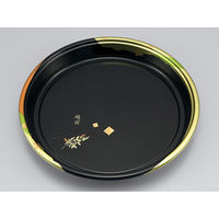 寿司容器 UF丸桶3 黒本体 240枚(10枚×24) 0592403000525 寿司容器 UF丸桶3 黒本体 240枚(10枚×24) 0592403000525