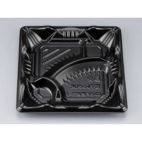 弁当容器　BF恵味2-1 黒本体(N)　800枚(50枚×16) 0745802010525　シーピー化成（直送品）