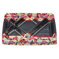 弁当容器　BFハカマ膳8-2 鶴姫赤本体(N)　600枚(50枚×12) 0746108028945　シーピー化成（直送品）