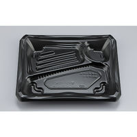 弁当容器　CBFつむぎ8S-4黒本体　600枚(50枚×12) 0A00208540525　シーピー化成（直送品）