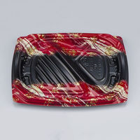 弁当容器　CBFNビルト7-1 鮫雲赤本体　600枚(50枚×12) 0A10107012915　シーピー化成（直送品）