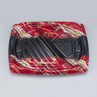 弁当容器　CBFNビルト8-2 鮫雲赤本体　600枚(50枚×12) 0A10108022915　シーピー化成（直送品）