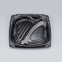 弁当容器　CBFNビルト11-2 黒本体　400枚(50枚×8) 0A10111020525　シーピー化成（直送品）