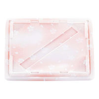 タカギ産業 仕出弁当 TS-110 共蓋(さくら) 400枚(20枚×20) 2004009 1ケース(400枚入(20枚×20袋))（直送品）