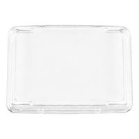 タカギ産業 弁当容器 アジロ弁当小 透明蓋 600枚(50枚×12) 2005614 1ケース(600枚入(50枚×12袋))（直送品）