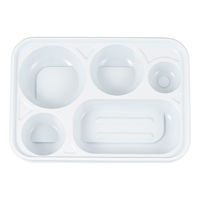 タカギ産業 弁当容器 TSR-690ーS2 白 本体 800枚(50枚×16) 2008004 1ケース(800枚入(50枚×16袋))（直送品）