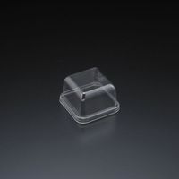 スミ エスコン AP_F角60 透明 蓋　3000枚(100枚×30) 2460221（直送品）