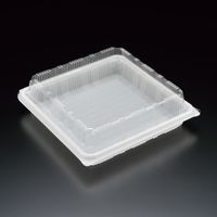 スミ フードパック ユニコン LS-角7(盛) W 300枚(50枚×6) 5LK7161 1ケース(300枚入(50枚×6袋))（直送品）