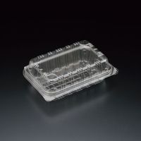 フードパック ユニコン LS-26(浅) 透明 1200枚(100枚×12) 5S26130 1ケース(1200枚入(100枚×12袋))（直送品）