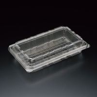 スミ フードパック ユニコン LS-27 透明 400枚(50枚×8) 5S27210 1ケース(400枚入(50枚×8袋))（直送品）