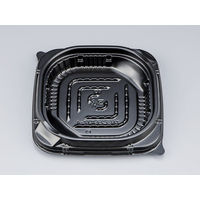 どんぶり容器　TNランチ丼17-A 黒 中皿　600枚(50枚×12) 645605　シーピー化成（直送品）