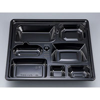 仕出弁当　CU-237 黒 本体N　180枚(20枚×9) 828237000525　シーピー化成（直送品）