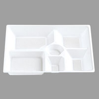 北原産業 弁当容器 中仕切115-80 C-1白 80枚(20枚×4) CB11586 1ケース(80枚入(20枚×4袋))（直送品）