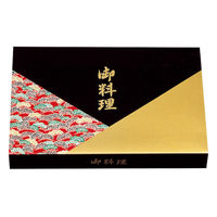 北原産業 弁当容器 若松 セパレート紙ボックス本体 300枚(50枚×6) CE-9068 1ケース(300枚入(50枚×6袋))（直送品）