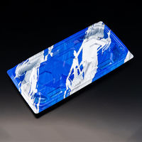 刺身容器　バイオ 流派 盛25-12B めいかい青　800枚(50枚×16) FAPK394　リスパック（直送品）