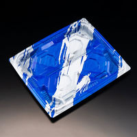 刺身容器　バイオ 流派 盛20-17B めいかい青　600枚(50枚×12) FAPK534　リスパック（直送品）