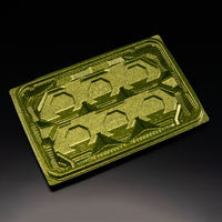 刺身容器　バイオ 流派 盛25-17B ステラグリーン　400枚(50枚×8) FAPK675　リスパック（直送品）