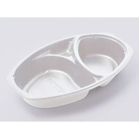 北原産業 弁当容器 KF-52白 本体 600枚(50枚×12) KLF5027 1ケース(600枚入(50枚×12袋))（直送品）