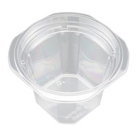 サラダ・フルーツ容器　バイオカップ マルル 13-90B　800枚(50枚×16) PABD205　リスパック（直送品）