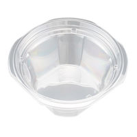サラダ・フルーツ容器　バイオカップ マルル 16-80B　600枚(50枚×12) PABD354　リスパック（直送品）