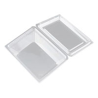 サラダ・フルーツ容器　バイオカップ プリズムシェル NK40-45　200枚(50枚×4) PABM071　リスパック（直送品）