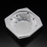 惣菜容器　バイオ キラカク 11-35B 白　1600枚(50枚×32) PBPV033　リスパック（直送品）