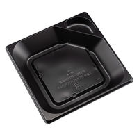 重容器　饗格重175 中皿2 黒　600枚(50枚×12) RHHM231　リスパック（直送品）