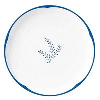 竹中 そば皿 22cm 和食器 いろは 山中塗 プレート 日本製 草 305071 1個（直送品）