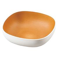 たつみや ボウル 14cm スクエア プラスチック 砂紋 samon 皿 食器 日本製 ホワイト 327446 1個（取寄品）