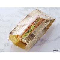 サンドウィッチ袋 No.232 ヒートシール対応ヨーロピアン茶筋フェネット【weeco】　1000枚(50枚×20)（直送品）