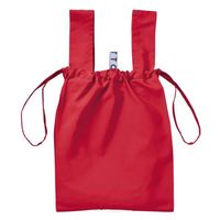 トレードワークス エコバッグ 折り畳み 巾着 MOTTERU モッテル デイリー巾着バッグ レッド 333379 1個（直送品）