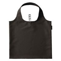 トレードワークス エコバッグ 折り畳み リサイクル素材 MOTTERU モッテル リサイクルフラットバッグ ブラック 333406 1個（直送品）