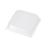 ケーピープラテック 弁当容器 ランチボックス KM-75 高フタ 400枚(50枚×8) 54645 1ケース(400枚入(50枚×8袋))（直送品）