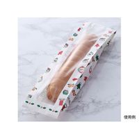 大阪ポリヱチレン販売 バケット袋 カスクートフィッツセル(クリスマス柄) 大阪ポリエチレン 100枚 8821 1包(100枚入)（直送品）