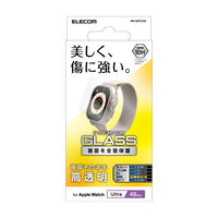 アップルウォッチ ガラス フィルム 液晶全面保護 硬度10H 高透明 AW-22CFLGG エレコム 1個（直送品）