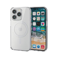 iPhone14 Pro 用 ケース ハイブリッド 耐衝撃 ホワイト PM-A22CMAG02WH エレコム 1個（直送品）