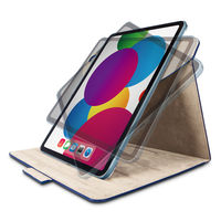 iPad 10.9インチ ケース ヴィーガンレザー 手帳型 360度回転 TB-A22R360 エレコム