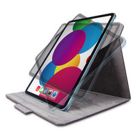 iPad 10.9インチ ケース ヴィーガンレザー 手帳型 360度回転 TB-A22R360 エレコム