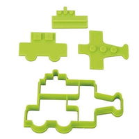 クッキー型 抜き型 1セット（ひこうき ふね くるま） 貝印